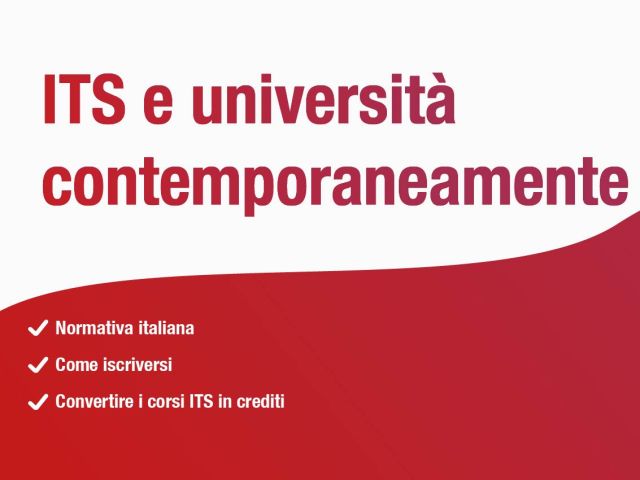 Sommario ITS e università contemporaneamente