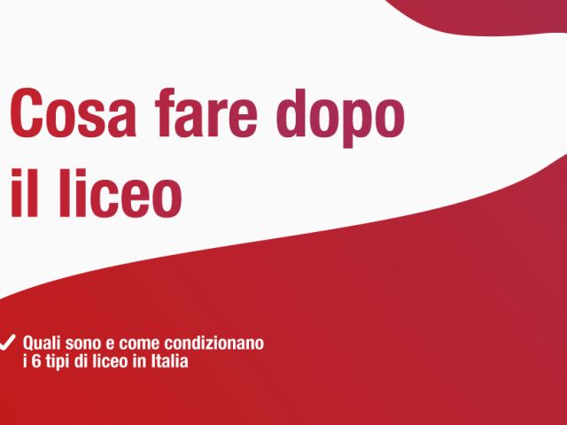 Sommario Cosa fare dopo il liceo