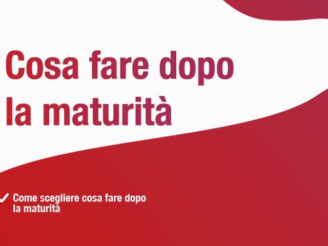Sommario Cosa fare dopo la maturità