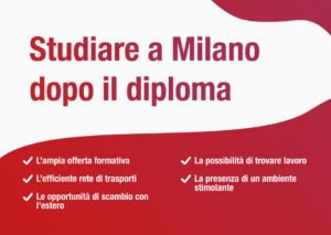 Sommario Studiare a Milano dopo il diploma