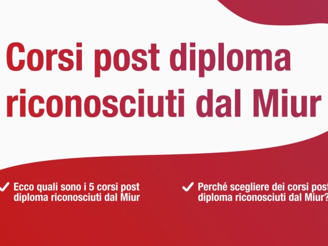 Sommario Corsi post diploma riconosciuti dal Miur