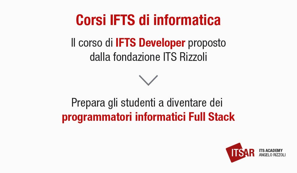 Corsi di informatica in IFTS