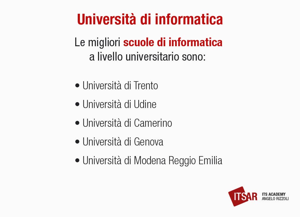 Le miglior Università di informatica