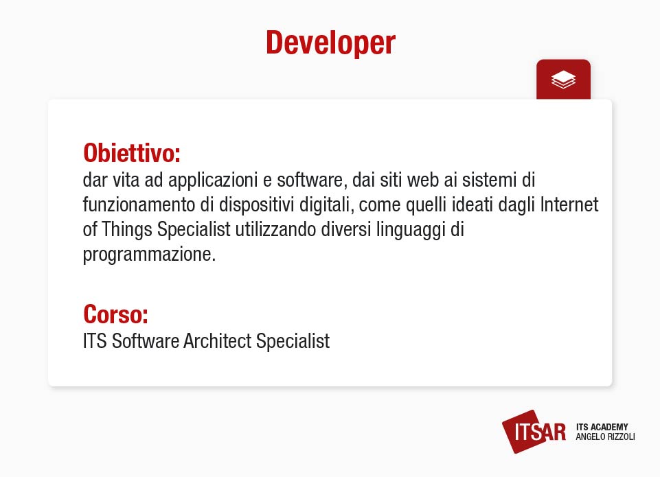 Informazioni sulla professione come Developer