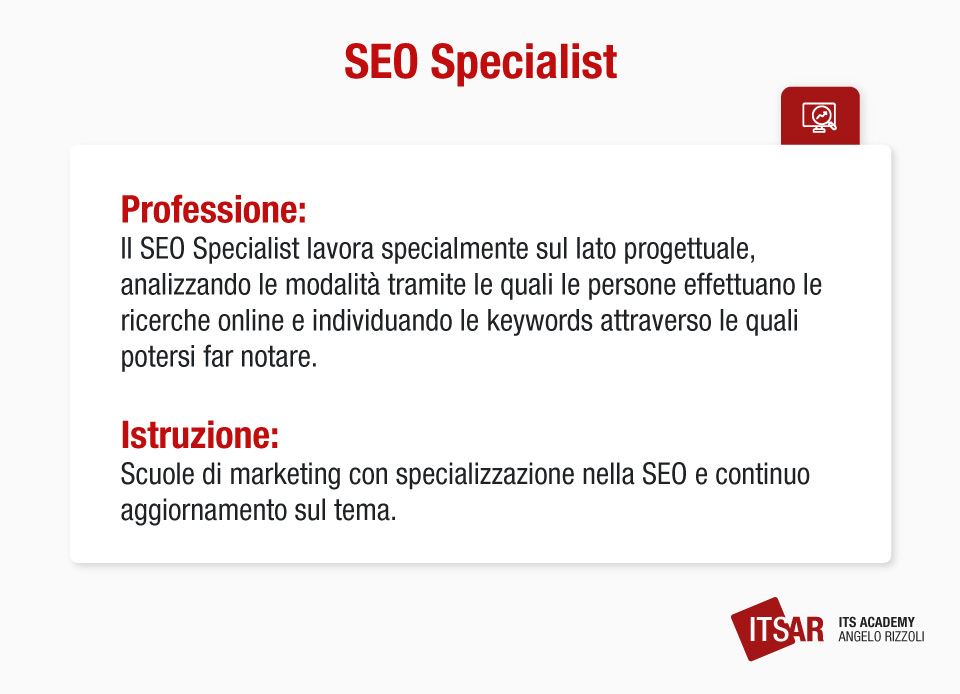 Informazioni sulla professione di Seo Specialist