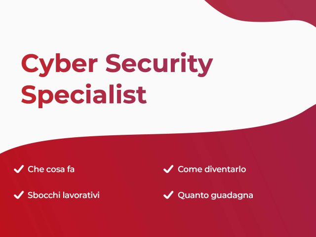 Sommario Cyber Security Specialist