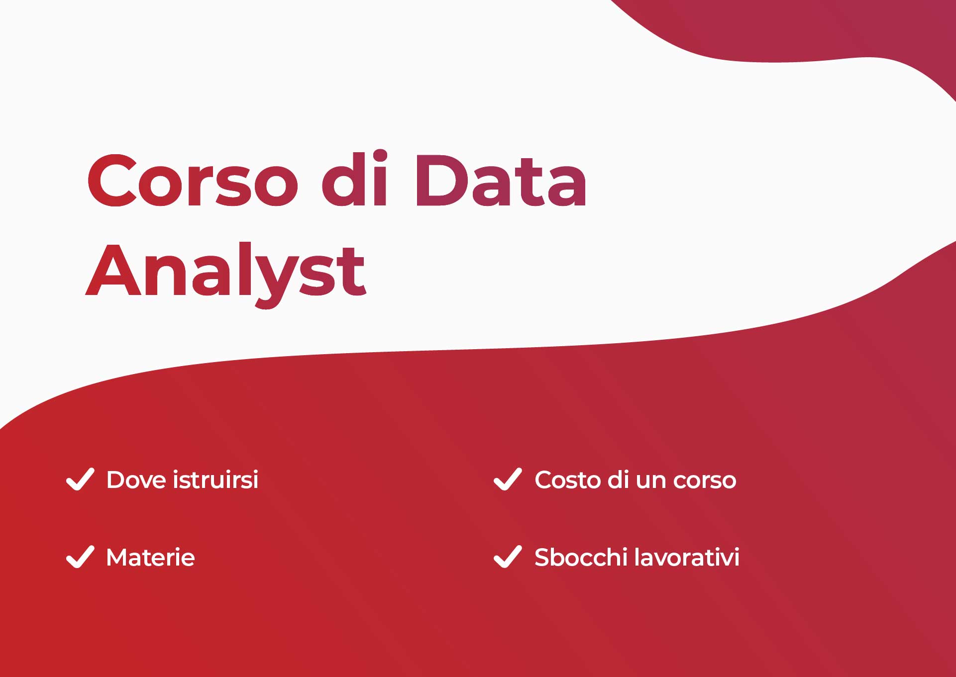 Corso di Data Analyst