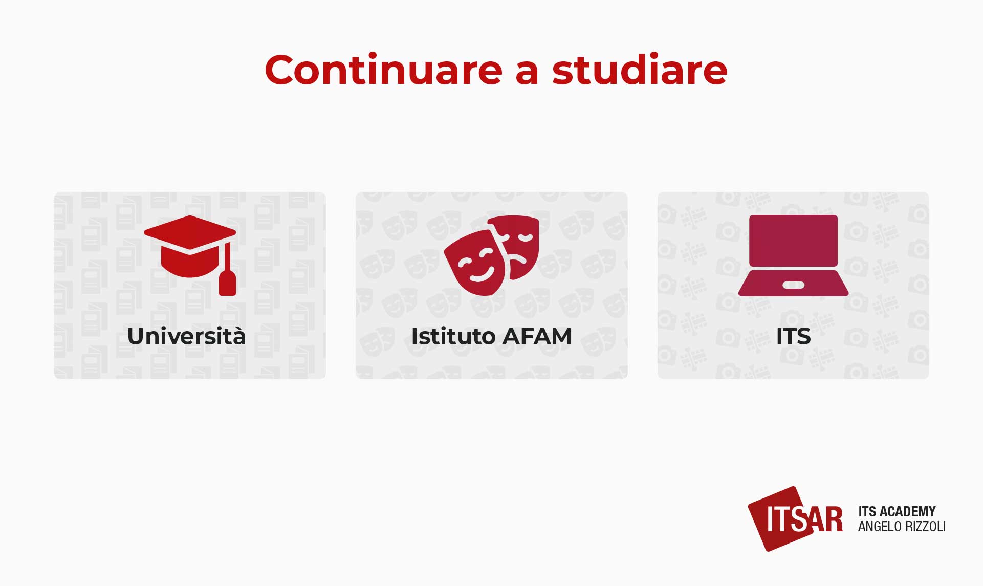 Diploma in grafica e comunicazione Continuare a studiare