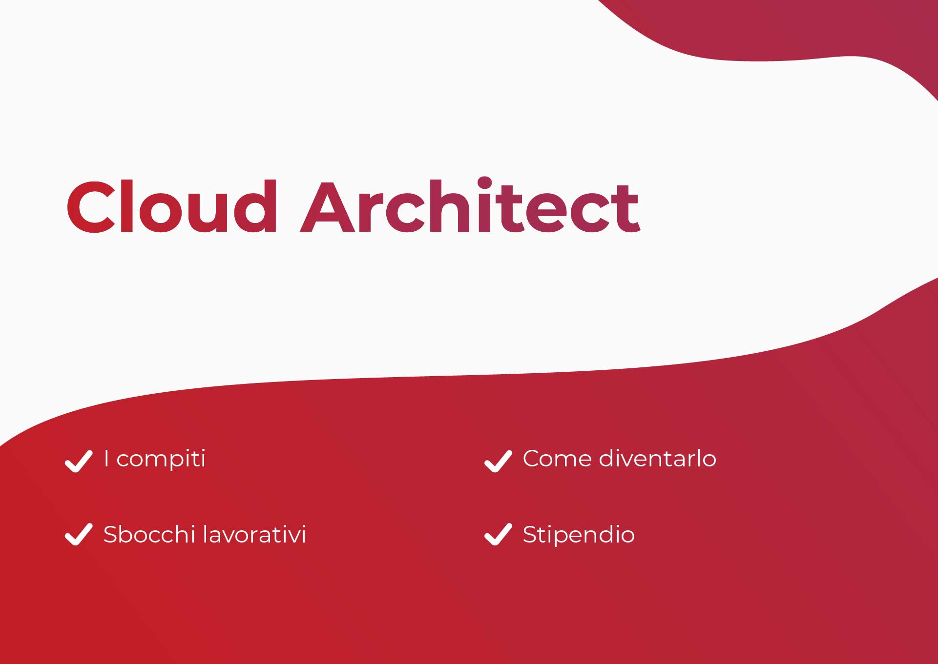 Sommario Cloud Architect