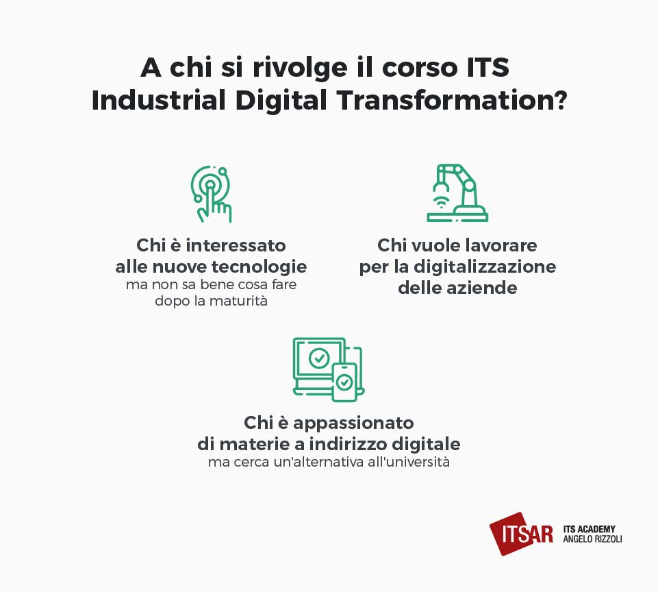 A chi si rivolge il corso ITS Industrial Digital Transformation