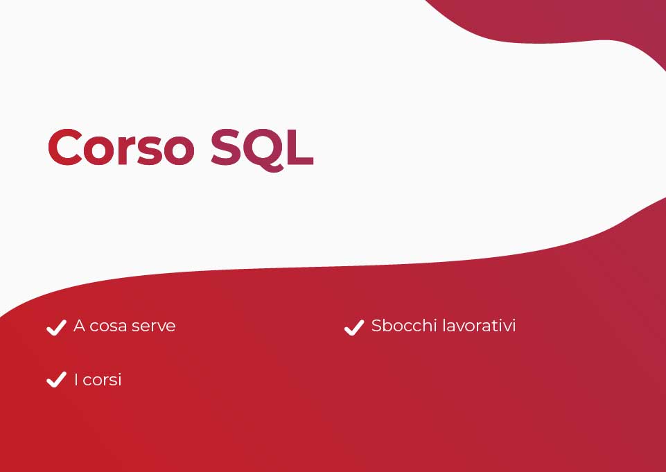 Sommario Corso SQL