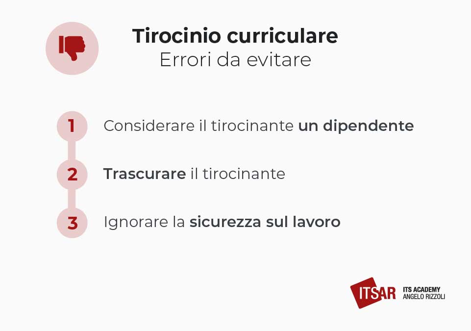 Errori da evitare nel Tirocinio curriculare copia