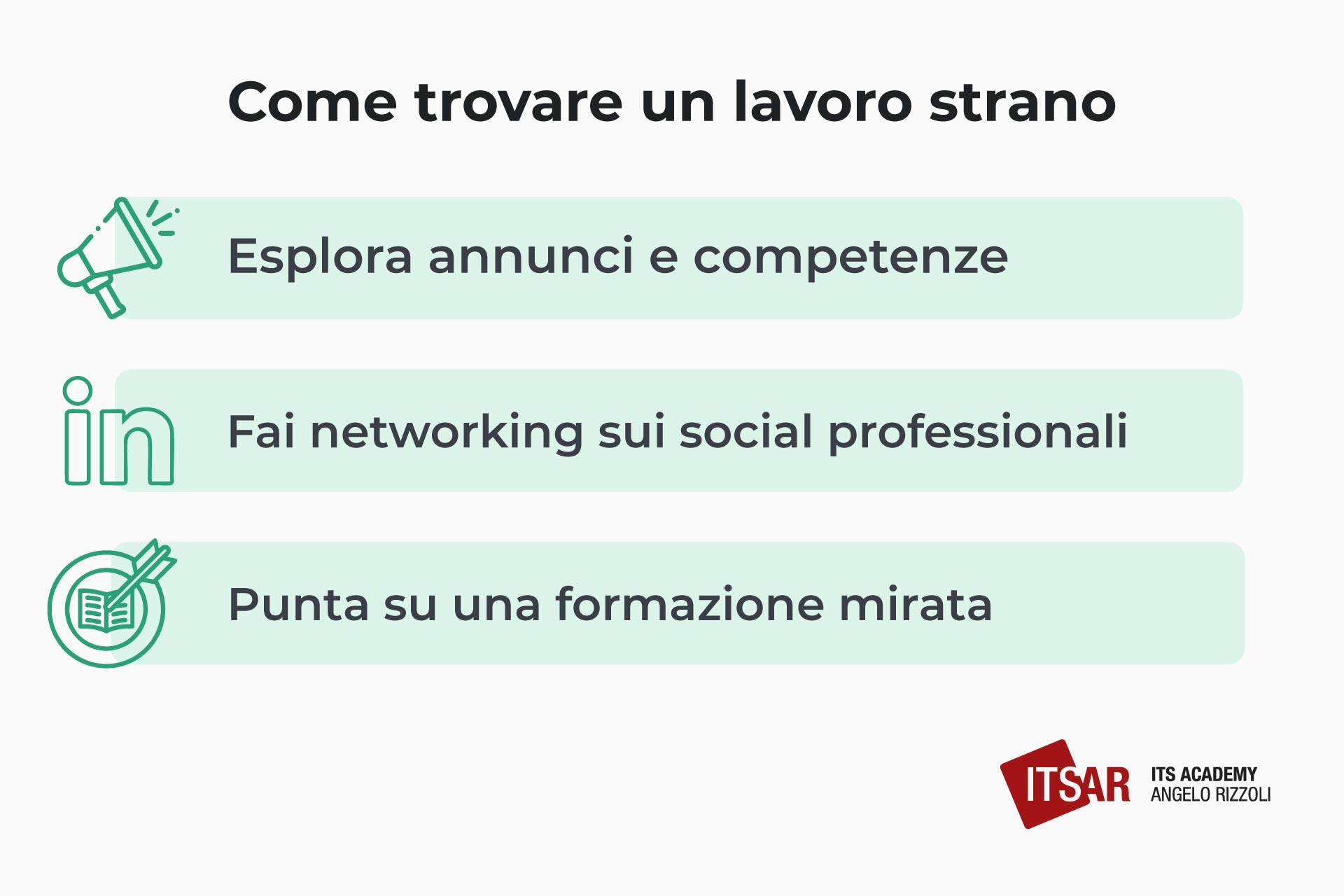 Come trovare un lavoro strano