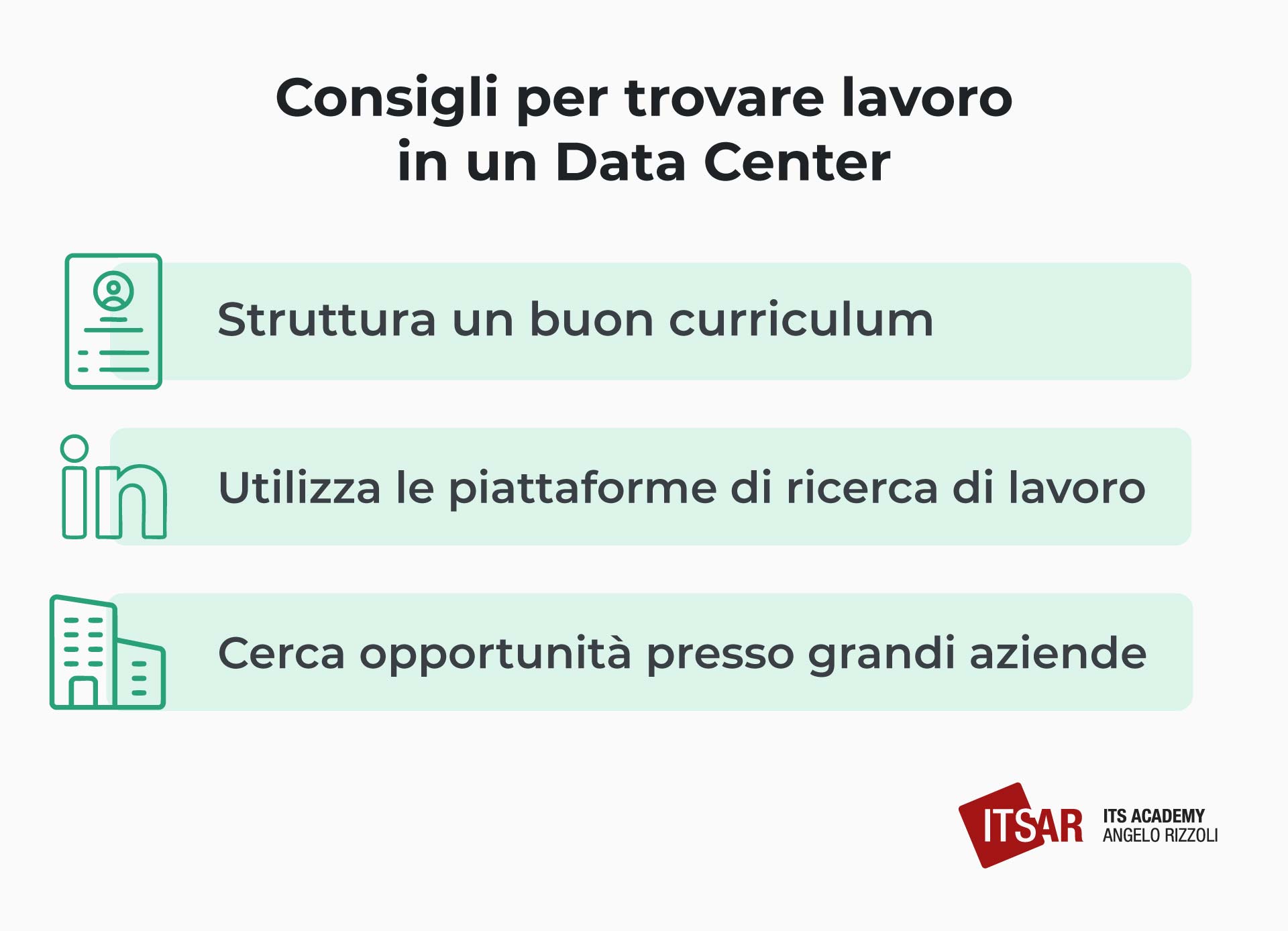 Consigli per trovare lavoro in un Data Center