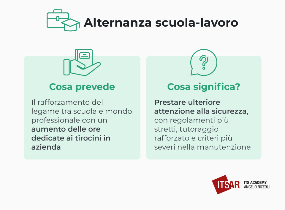 Più alternanza scuola lavoro